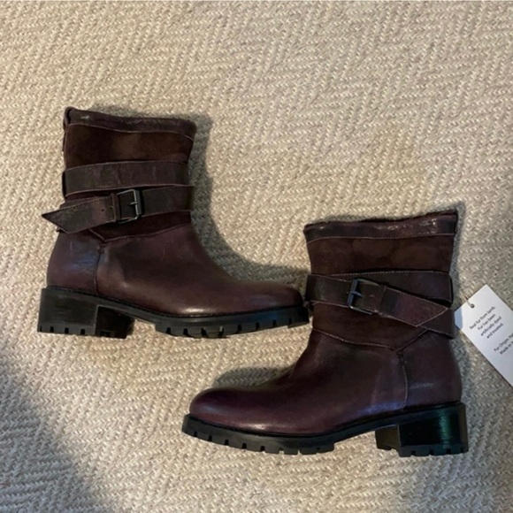 ROSS SNOW  Leather Combat Boots Timeless Style - Picture 15 of 15
